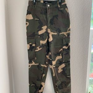 Camo cargo pants